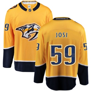 Men's Roman Josi Nashville Predators Home Breakaway Jersey - Yellow