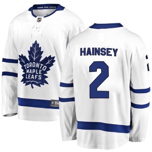 Men's Ron Hainsey Toronto Maple Leafs Breakaway Away Jersey - White