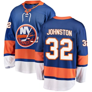 Men's Ross Johnston New York Islanders Breakaway Home Jersey - Blue