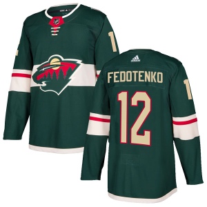 Men's Ruslan Fedotenko Minnesota Wild Authentic Home Jersey - Green