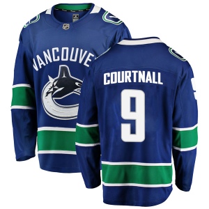 Men's Russ Courtnall Vancouver Canucks Breakaway Home Jersey - Blue