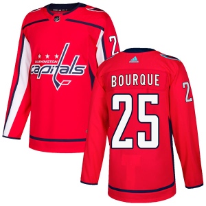 Men's Ryan Bourque Washington Capitals Authentic Home Jersey - Red