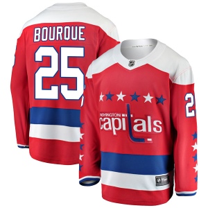 Men's Ryan Bourque Washington Capitals Breakaway Alternate Jersey - Red