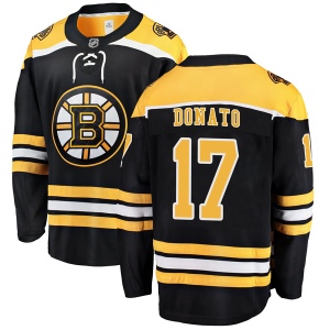 Men's Ryan Donato Boston Bruins Breakaway Home Jersey - Black