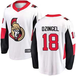 Men's Ryan Dzingel Ottawa Senators Breakaway Away Jersey - White