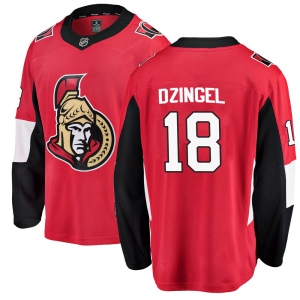 Men's Ryan Dzingel Ottawa Senators Breakaway Home Jersey - Red