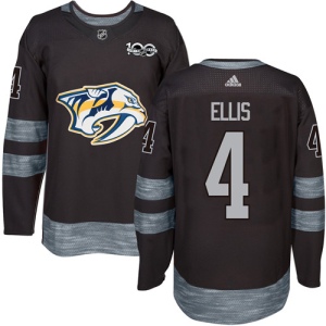 Men's Ryan Ellis Nashville Predators Authentic 1917-2017 100th Anniversary Jersey - Black