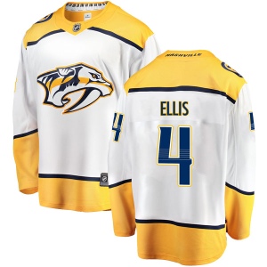 Men's Ryan Ellis Nashville Predators Breakaway Away Jersey - White