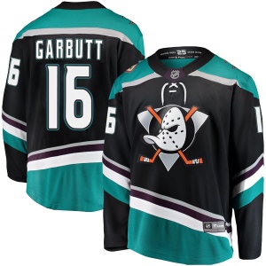 Men's Ryan Garbutt Anaheim Ducks Breakaway Alternate Jersey - Black