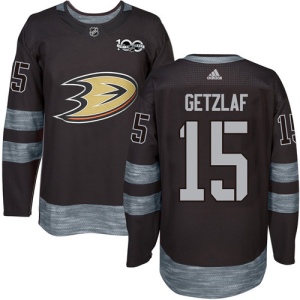 Men's Ryan Getzlaf Anaheim Ducks Authentic 1917-2017 100th Anniversary Jersey - Black