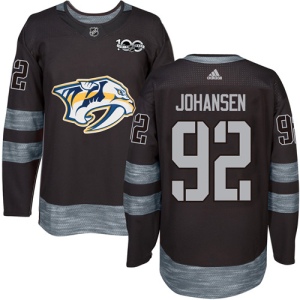 Men's Ryan Johansen Nashville Predators Authentic 1917-2017 100th Anniversary Jersey - Black