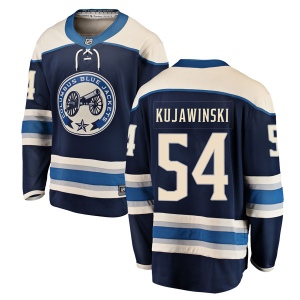 Men's Ryan Kujawinski Columbus Blue Jackets Breakaway Alternate Jersey - Blue