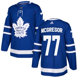 Men's Ryan McGregor Toronto Maple Leafs Authentic Home Jersey - Blue