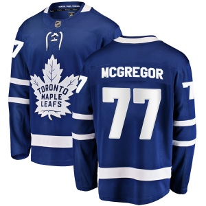 Men's Ryan McGregor Toronto Maple Leafs Breakaway Home Jersey - Blue