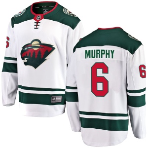 Men's Ryan Murphy Minnesota Wild Breakaway Away Jersey - White