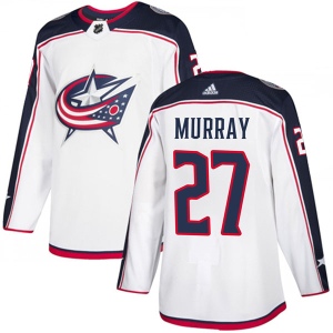 Men's Ryan Murray Columbus Blue Jackets Authentic Away Jersey - White