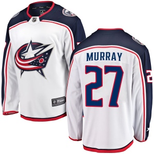 Men's Ryan Murray Columbus Blue Jackets Breakaway Away Jersey - White