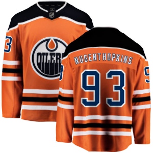 Men's Ryan Nugent-Hopkins Edmonton Oilers Home Breakaway Jersey - Orange