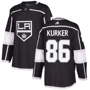 Men's Sam Kurker Los Angeles Kings Authentic Home Jersey - Black