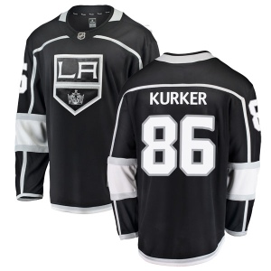 Men's Sam Kurker Los Angeles Kings Breakaway Home Jersey - Black