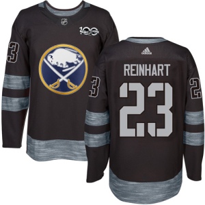 Men's Sam Reinhart Buffalo Sabres Authentic 1917-2017 100th Anniversary Jersey - Black