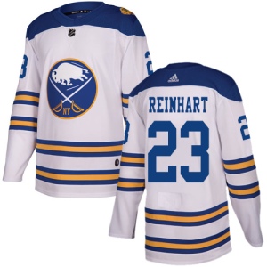 Men's Sam Reinhart Buffalo Sabres Authentic 2018 Winter Classic Jersey - White