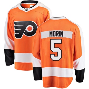 Men's Samuel Morin Philadelphia Flyers Breakaway Home Jersey - Orange