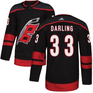 Men's Scott Darling Carolina Hurricanes Authentic Alternate Jersey - Black