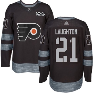 Men's Scott Laughton Philadelphia Flyers Authentic 1917-2017 100th Anniversary Jersey - Black