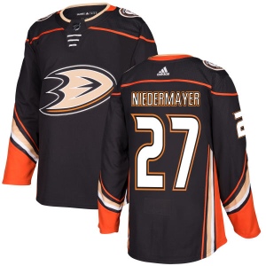 Men's Scott Niedermayer Anaheim Ducks Authentic Jersey - Black