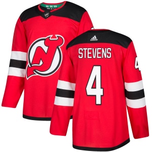 Men's Scott Stevens New Jersey Devils Authentic Jersey - Red