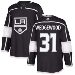 Men's Scott Wedgewood Los Angeles Kings Authentic Home Jersey - Black