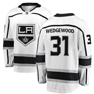 Men's Scott Wedgewood Los Angeles Kings Breakaway Away Jersey - White