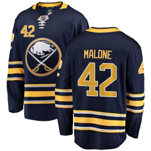 Men's Sean Malone Buffalo Sabres Breakaway Home Jersey - Navy Blue