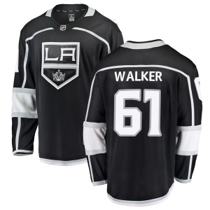 Men's Sean Walker Los Angeles Kings Breakaway Home Jersey - Black