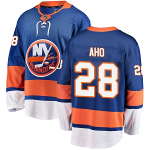 Men's Sebastian Aho New York Islanders Breakaway Home Jersey - Blue