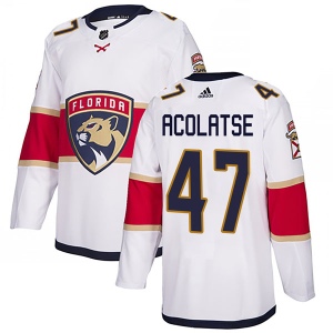 Men's Sena Acolatse Florida Panthers Authentic Away Jersey - White