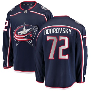 Men's Sergei Bobrovsky Columbus Blue Jackets Breakaway Home Jersey - Navy