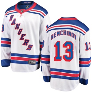 Men's Sergei Nemchinov New York Rangers Breakaway Away Jersey - White