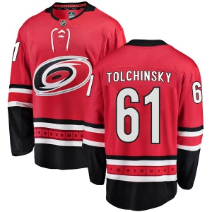 Men's Sergey Tolchinsky Carolina Hurricanes Breakaway Home Jersey - Red