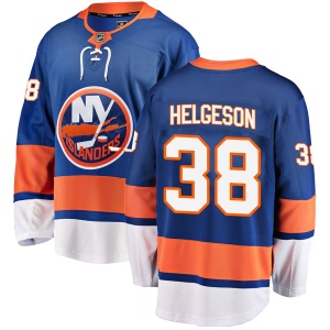 Men's Seth Helgeson New York Islanders Breakaway Home Jersey - Blue