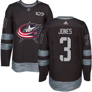 Men's Seth Jones Columbus Blue Jackets Authentic 1917-2017 100th Anniversary Jersey - Black