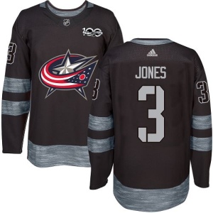 Men's Seth Jones Columbus Blue Jackets Authentic 1917-2017 100th Anniversary Jersey - Black