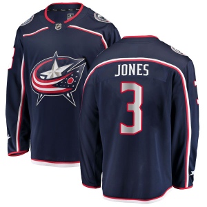 Men's Seth Jones Columbus Blue Jackets Breakaway Home Jersey - Navy