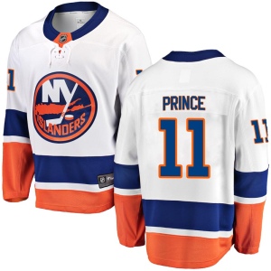 Men's Shane Prince New York Islanders Breakaway Away Jersey - White