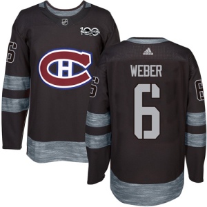 Men's Shea Weber Montreal Canadiens Authentic 1917-2017 100th Anniversary Jersey - Black