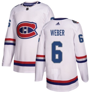 Men's Shea Weber Montreal Canadiens Authentic 2017 100 Classic Jersey - White