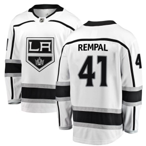 Men's Sheldon Rempal Los Angeles Kings Breakaway Away Jersey - White