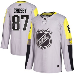 Men's Sidney Crosby Pittsburgh Penguins Authentic 2018 All-Star Metro Division Jersey - Gray