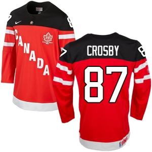 Men's Sidney Crosby Team Canada Premier 100th Anniversary Olympic Hockey Jersey - Red